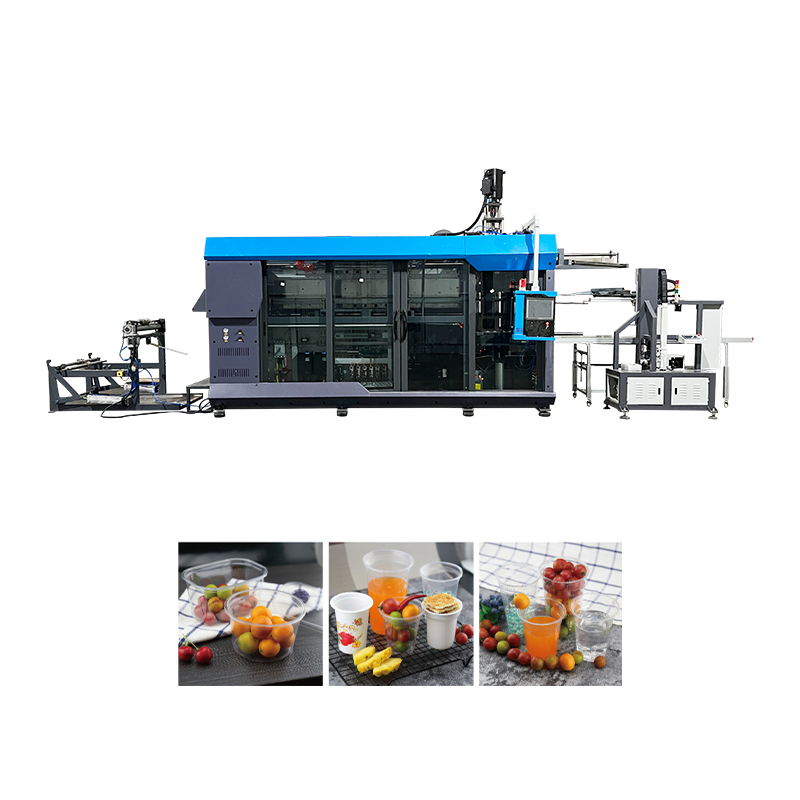 Voller Servo -Motorantriebstasse/Deckel/Schüssel Thermoforming -Maschine